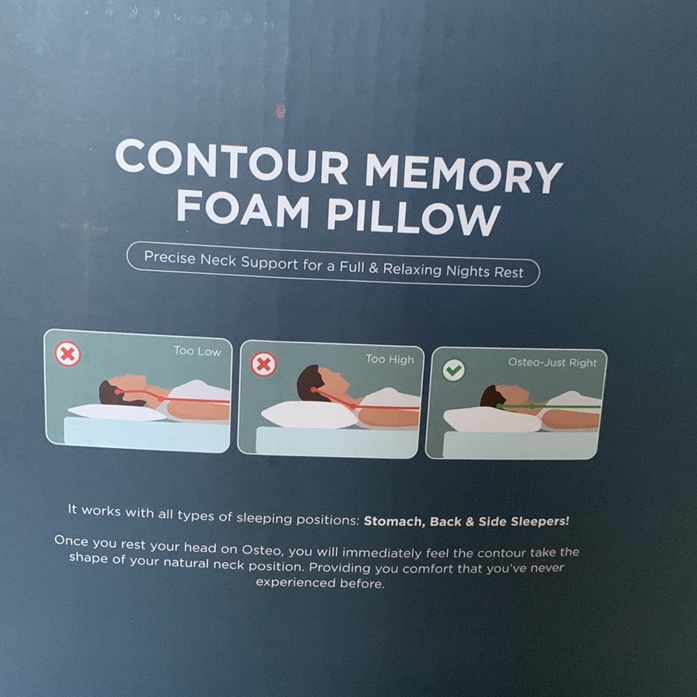 Osteo cervical memory foam pillow - Picture 12 of 12